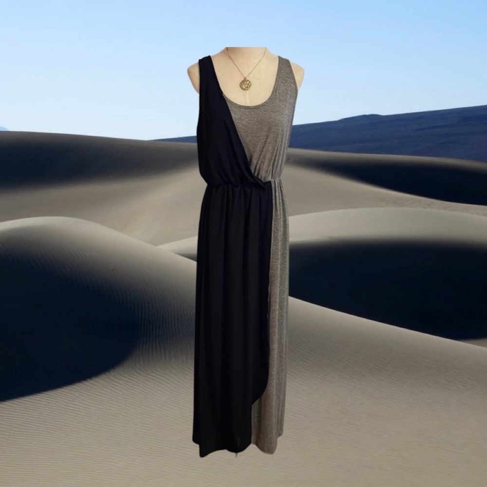 Gibson Latimer Two Tone Maxi Tank Dress
